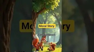 Squirrel and Fox | Short moral Story #love #story #youtube