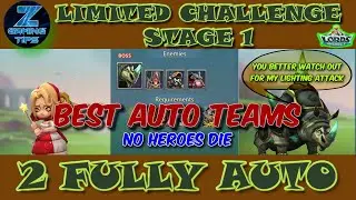 Witch Doll🧙&zwj;♀️ Limited Challenge Stage 1 (2 Best Auto Team) Part 1 | Dark Disaster 發條娃娃臨時冒險關卡1挑戰,