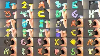 Number Lore, Alphabet Lore Pancake Art - 1234, ABCD..., humanized