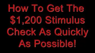 How to Get Your Stimulus Check as Fast as Possible