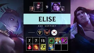 Elise Support vs Taric - KR Grandmaster Patch 25.16