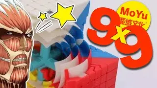 UNBOXING de un TITÁN MoYu Meilong 9x9: ¿Mejor que el Yuxin Little Magic 9x9? 🥸 #rubikscube #moyu