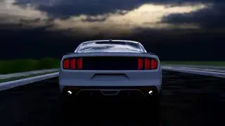 Tracking shot of a luxury sports car in a road #shorts