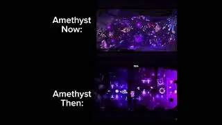 Amethyst now VS Amethyst Then.. #geometrydash