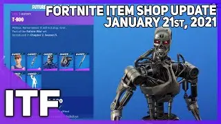 Fortnite Item Shop *NEW* TERMINATOR BUNDLE! [January 21st, 2021] (Fortnite Battle Royale)