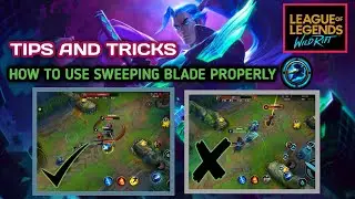 How to use sweeping blade like a pro | Wildrift | Pro moves | Yasuo |
