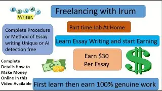 Essay Writing | Online Writing Jobs From Home | Typing Job | Earn money online | Make Money Online