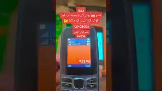 JAZZ                          Number on hone ke bavjud Koi aapko call nahin kar sakega
