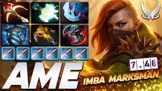 Ame Windranger IMBA Marksman - Dota 2 Pro Gameplay [Watch & Learn]