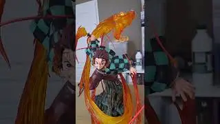 Nouvelle pi&egrave;ce dans la collection ! #tsumeart #resinart #demonslayer #kimetsunoyaiba