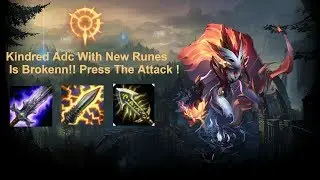 What About Adc Kindred ? With New Runes !! Press The Attack Is The Best !Insane Damage