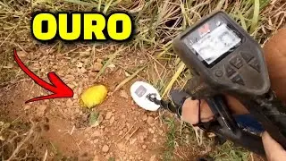 ACHANDO OURO COM A GM 1000 | Cortes Adriano Pedras Preciosas