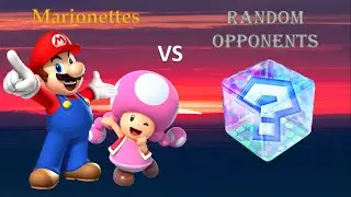 Mario Tennis Aces - Mario (Dungarees) and Toadette vs Random Opponents (2 matches)