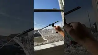 Satisfying window cleaning! #fok #oddlysatisfying #satisfying #smooth