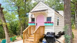 Absolutely Gorgeous Pink Door Tiny House with Beautiful View