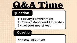 Common QUESTIONS | ANSWER  || Faculty of Law , Allahabad University            #allahabaduniversity 