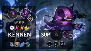 Kennen Support vs Morgana - KR Master Patch 10.4