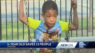 5-year-old boy saves 13 people from fire in Chicago