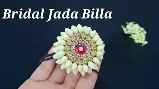 How to make bridal flowers for hair/natural bridal poolajada 