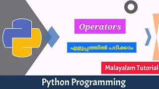 Operators|Python programming|Malayalam Tutorial