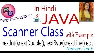 Scanner Class in java: nextInt(), nextLine(), nextFloat(), nextDouble(), next() etc. with Example