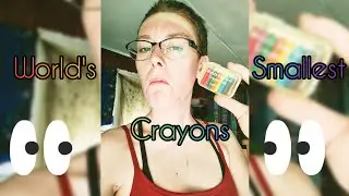Art Challenge!!| World's Smallest Crayons Review