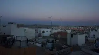 Evening prayer call in Tangier Kasbah