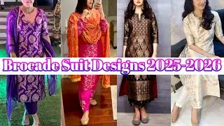 20+ Brocade Suit Design Ideas For Women 2025-2026 || Brocade Punjabi Suit Designs || by Look Stylish