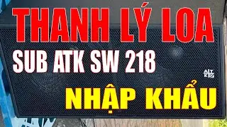 THANH L&Yacute; 1 CẶP SUB K&Eacute;P NHẬP KHẨU ATK BASS 50 COIL 100