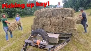 Baling Hay with the Boys!