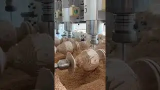 Wood Carving Machine / Multihead Cnc Router./Modern Wood Working.|