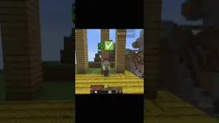 Hay bale jump test in 🌾 MINECRAFT