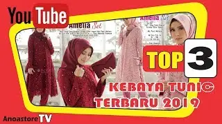 Top 3 Model Baju gamis tunik tunika terbaru 2019