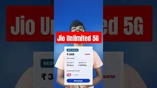 Jio Unlimited 5G Recharge Plan Rs.349 #shorts