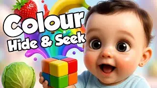 Colour Hide & Seek 🌈 | Fun Colour Learning Story for Kids | Toddler Cartoon