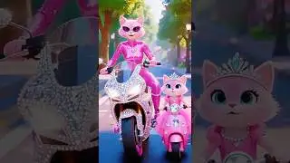 😭 They teased kittens for not having a cool bike🏍 #ai #cartoon #cat #funny #cats #story #drama