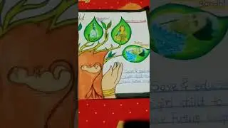 save girl Child  Drawing # Easy to draw Girls are Pearl's save them 👩&zwj;⚕️💃👮&zwj;♀️👩&zwj;🚀👩&zwj;✈️👩&zwj;🔬👩&zwj;🏫👩&zwj;🎓