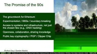 HOPE_16 (2025): Bridging the Decentralized Gap: Hacker Values, Cypherpunk Roots, Blockchains