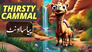 Piyasa Oonth | The Thirsty Camel | Urdu/Hindi Kids Story with Moral