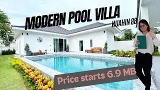 ✨Stunning  with modern design 3 BR Pool Villa Huahin 88 | Price starts from 6,900,000 Baht