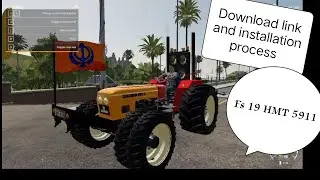 FS19 Indian Tractor HMT 5911 Mod - Download Link and Installation Process