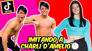 CHALLENGE IMITANDO LOS MEJORES BAILES DE TIK TOK DE CHARLI D'AMELIO!!