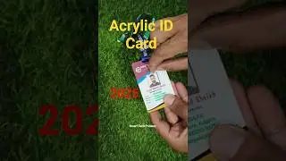 Acrylic ID Cards | Raw material | 2025 | Smart Tech Printers | Order Now! 🔥