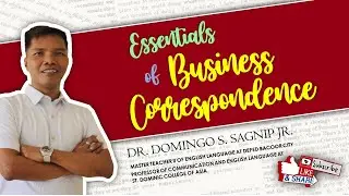 ESSENTIALS OF BUSINESS CORRESPONDENCE