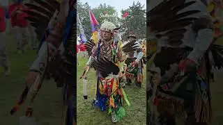 Grand Entry snippets at the Tinta Wita Wacipi 2025 #dance #medicine #powwow #Minnesota