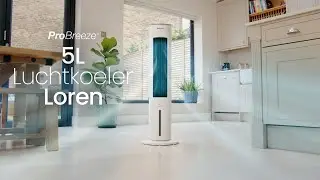 OmniAir 5L verdampingsluchtkoeler & draagbare torenventilator &ndash; Verfrissende koeling in actie