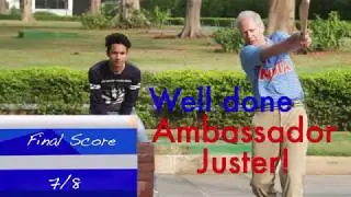 Ambassador Juster takes a Cricket quiz!