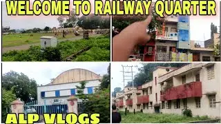 RAILWAY QUARTERS TOUR ! PILOTRAJIV VLOG ! #vlog #railway #indian #pilotlife #alp #railwaydriver