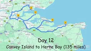 Day 12 - From Robert to William - Road Trip around the coast of Britain - Canvey Island to Herne Bay