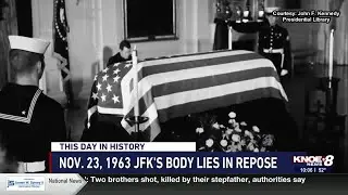 JFK was laid to rest in the White House on Nov. 23, 1963